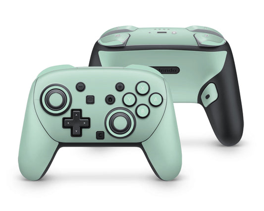Lux Skins Nintendo Switch 2 Pro Controller Signature Tiffany BlueSkins - Solid Colours Pastel Series Skin