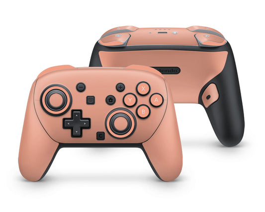 Lux Skins Nintendo Switch 2 Pro Controller Signature ApricotSkins - Solid Colours Pastel Series Skin