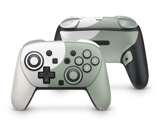 Lux Skins Nintendo Switch 2 Pro Controller Abstract Soft Sage GreenSkins - Pattern Abstract Skin