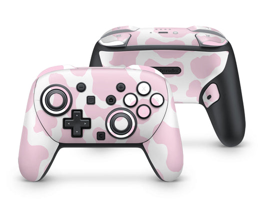 Lux Skins Nintendo Switch 2 Pro Controller Strawberry Milk Cow PrintSkins - Art Animals Skin