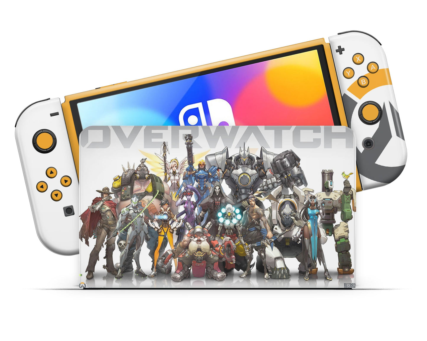 Lux Skins Nintendo Switch OLED Overwatch Squad Full Set Skins - Pop culture Skin