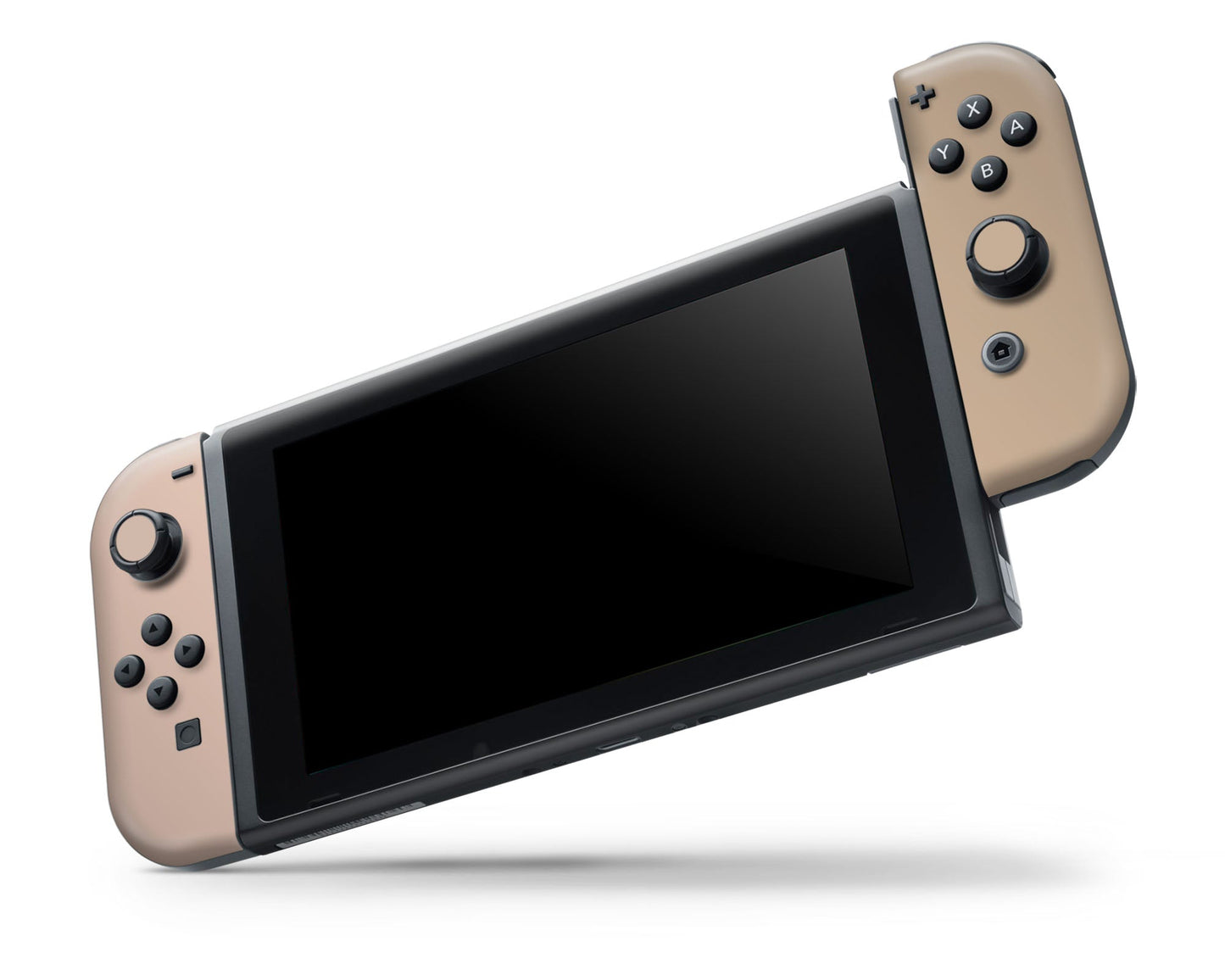 Lux Skins Nintendo Switch OLED Latte Time Nintendo logo Skins - Solid Colours Colour Blocking Skin