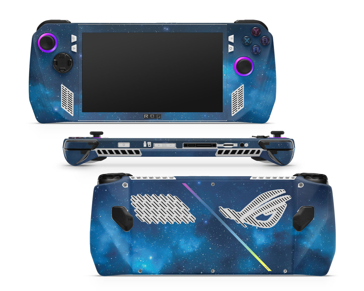 Lux Skins ROG Ally Blue Stardust Galaxy ASUS ROG Ally Skins - Galaxy Skin
