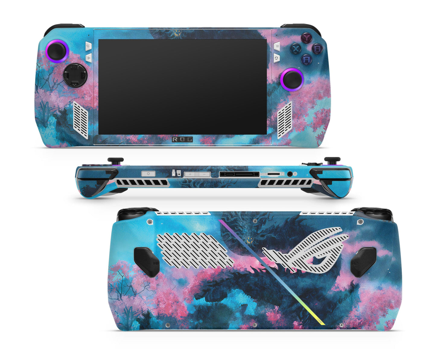 Lux Skins ROG Ally Teal Dragon ASUS ROG Ally Skins - Skin