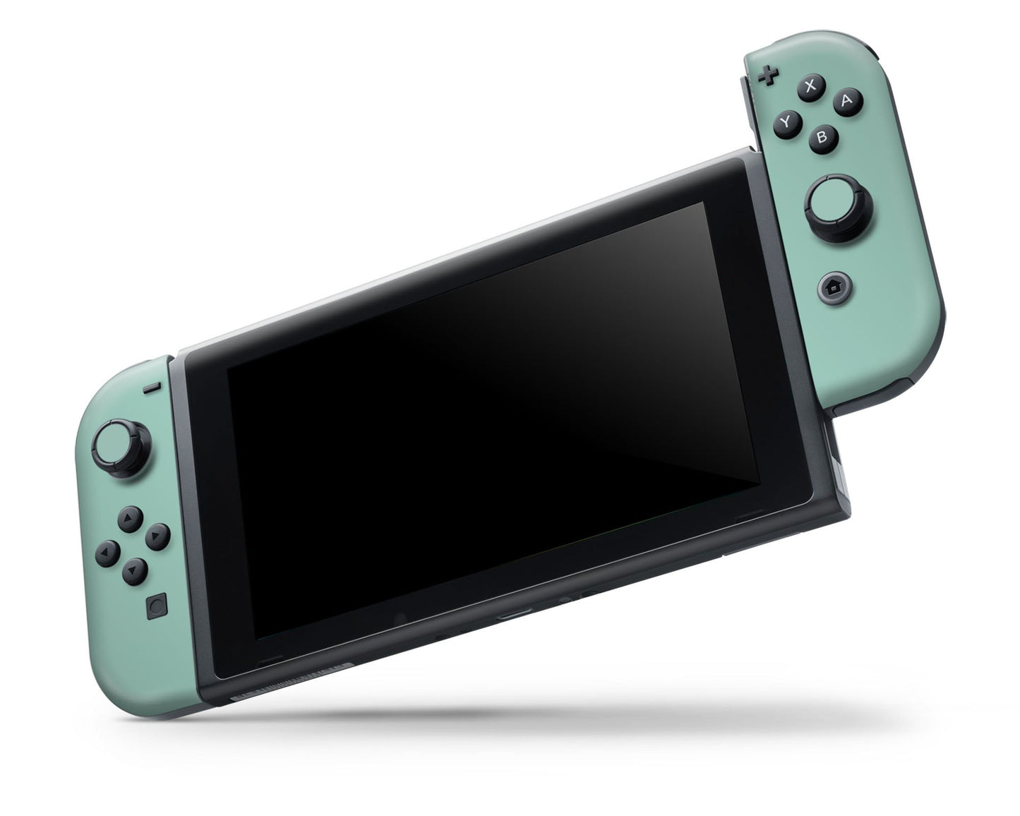 Lux Skins Nintendo Switch OLED Anime Crossing Teal Leaves Full Set Skins - Pop culture Animal Crossing Skin