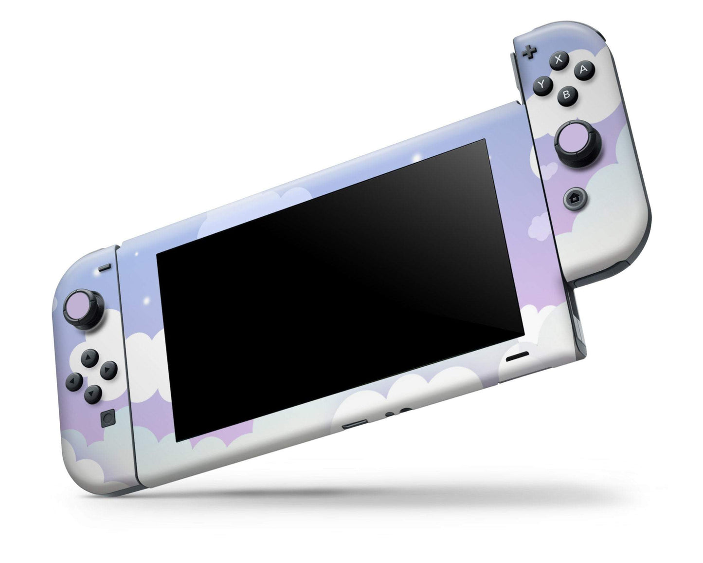 Lux Skins Nintendo Switch Sweet Purple Lunar Pastel Classic no logo Skins - Art Clouds Skin