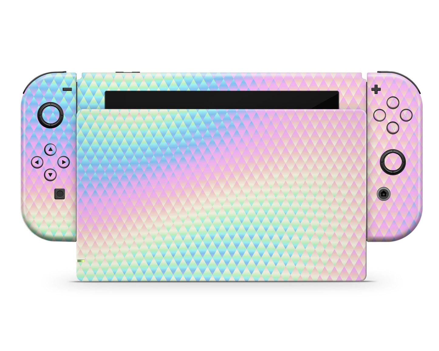 Lux Skins Nintendo Switch Holographic Diamond Classic no logo Skins - Pattern Skin