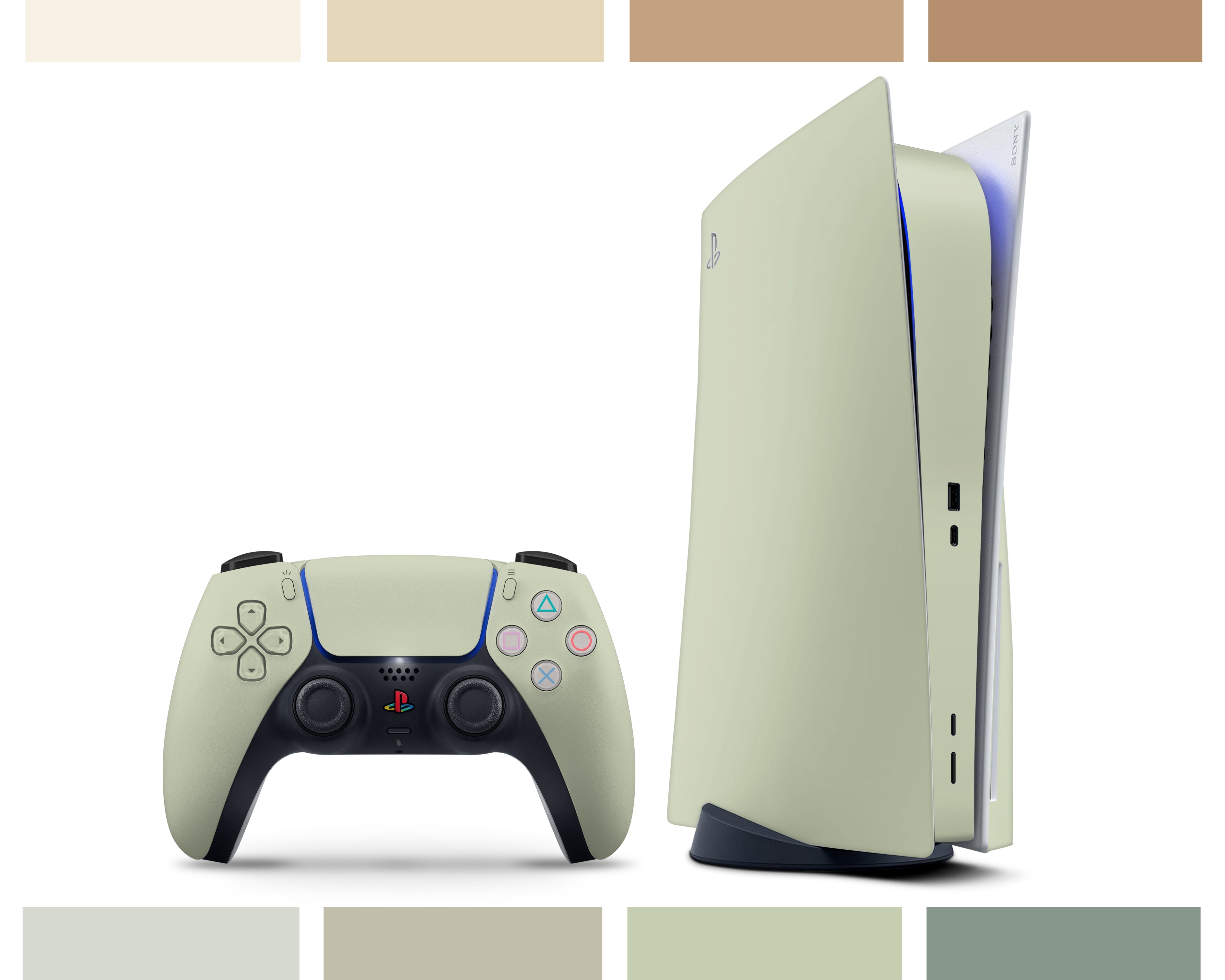 PlayStation 5 Gold Botanical Skin - Amazing Skins Official