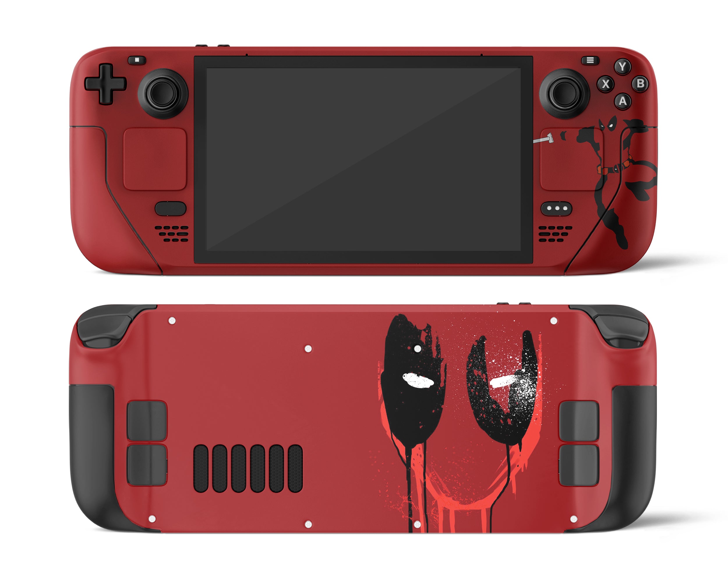 Deadpool Red Splatter Steam Deck Skin – Lux Skins Official