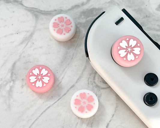 Pink Sakura Thumb Grips