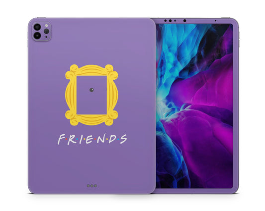 Lux Skins iPad Friends Door Purple iPad Pro 13" (M4) Skins - Pop culture  Skin