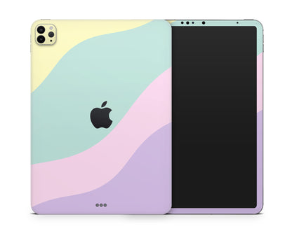 Lux Skins iPad Retro 80s Abstract Color Blocking iPad Pro 13" (M4) Skins - Solid Colours Colour Blocking Skin