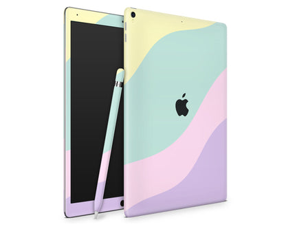 Lux Skins iPad Retro 80s Abstract Color Blocking iPad Pro 13" (M4) Skins - Solid Colours Colour Blocking Skin