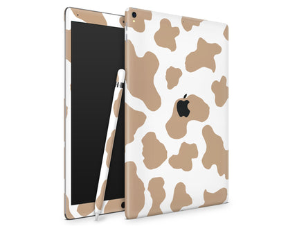 Lux Skins iPad Coffee Latte Cow Print iPad Pro 13" (M4) Skins - Art Animals Skin