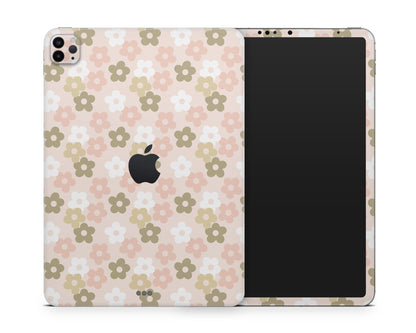 Lux Skins iPad Retro Parisian Pink Floral iPad Pro 13" (M4) Skins - Art FLoral Skin