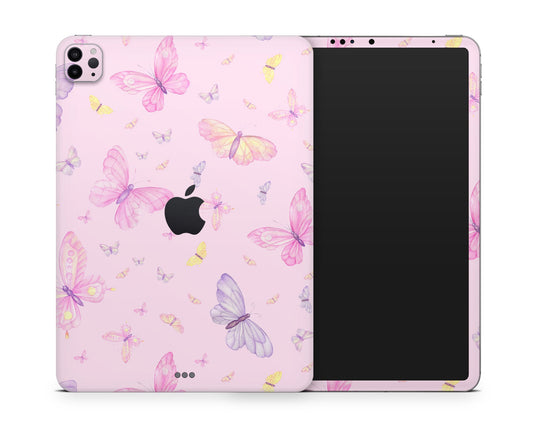 Lux Skins iPad Pink Fairytale Butterfly iPad Pro 13" (M4) Skins - Pattern Animals Skin