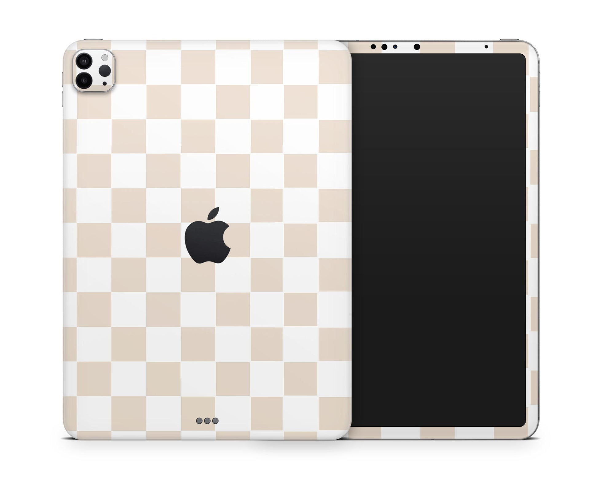 Lux Skins iPad Checkered Beige iPad Pro 13" (M4) Skins - Pattern Artwork Skin