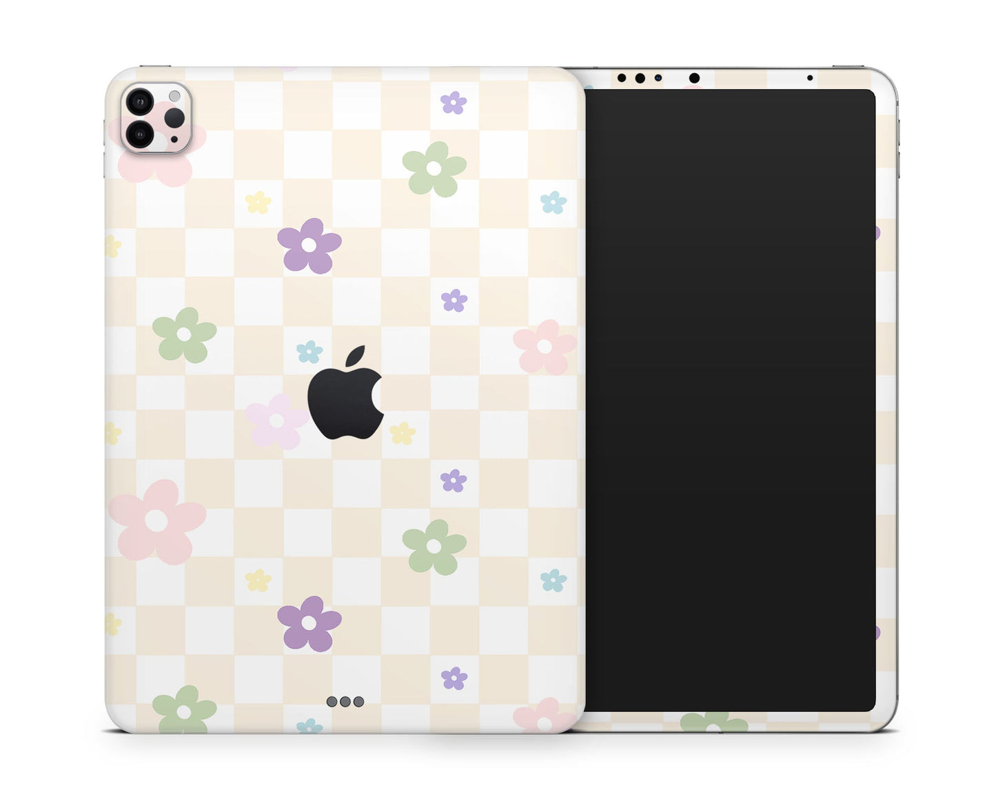 Lux Skins iPad Pastel Yellow Retro Danish Pastel Flower iPad Pro 13" (M4) Skins - Art Floral Skin