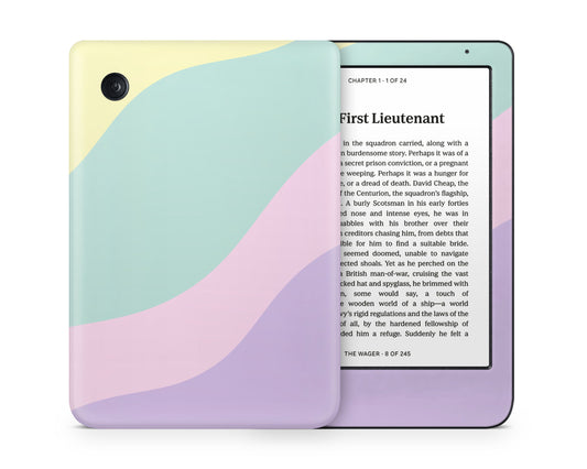 Lux Skins Kobo Retro 80s Abstract Color Blocking Kobo Clara Colour Skins - Solid Colours Colour Blocking Skin