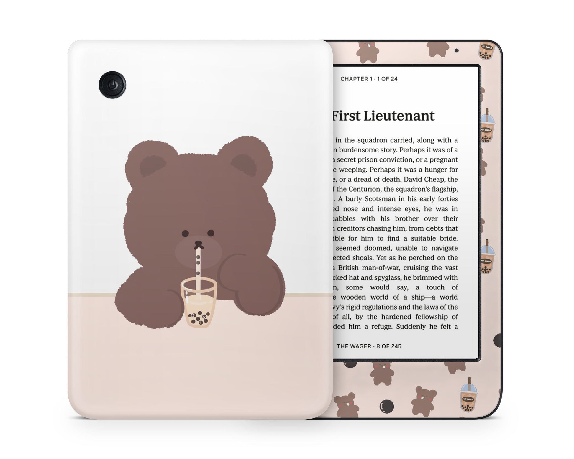 Lux Skins Kobo Boba Bear Kobo Clara Colour Skins - Art Animals Skin