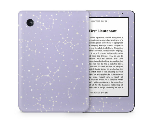 Lux Skins Kobo Constellation Stargazing Purple Kobo Clara Colour Skins - Pattern Galaxy Skin