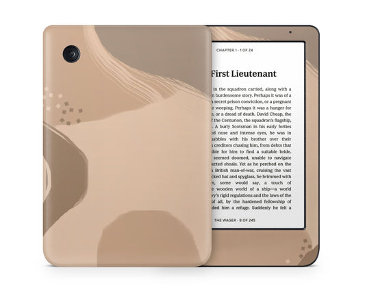 Lux Skins Kobo Coffee Frappe Nude Beige Kobo Clara Colour Skins - Pattern Abstract Skin