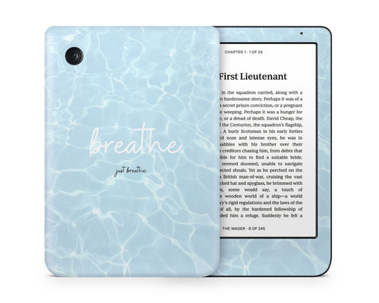 Lux Skins Kobo Just Breathe Kobo Clara Colour Skins - Art Quotes Skin