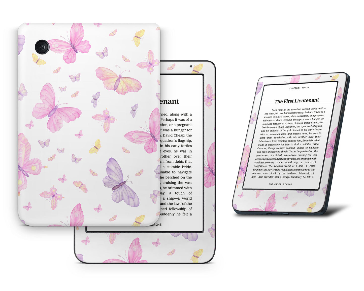 Lux Skins Kobo Fairytale Butterfly Kobo Clara BW Skins - Pattern Animals Skin