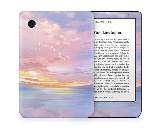 Lux Skins Kobo Bora Bora Sunset Kobo Clara Colour Skins - Art Clouds Skin