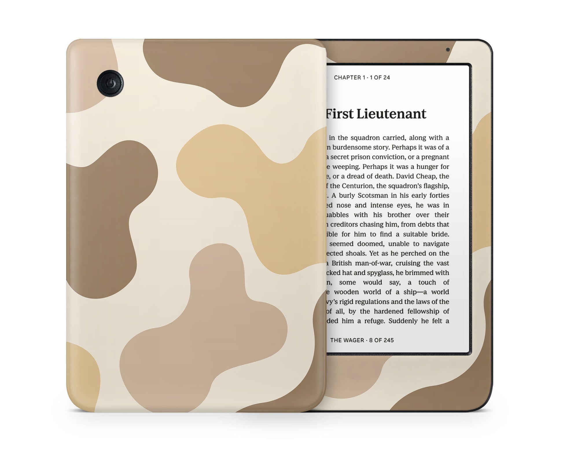 Lux Skins Kobo Beige Cow Print Kobo Clara Colour Skins - Art Animals Skin