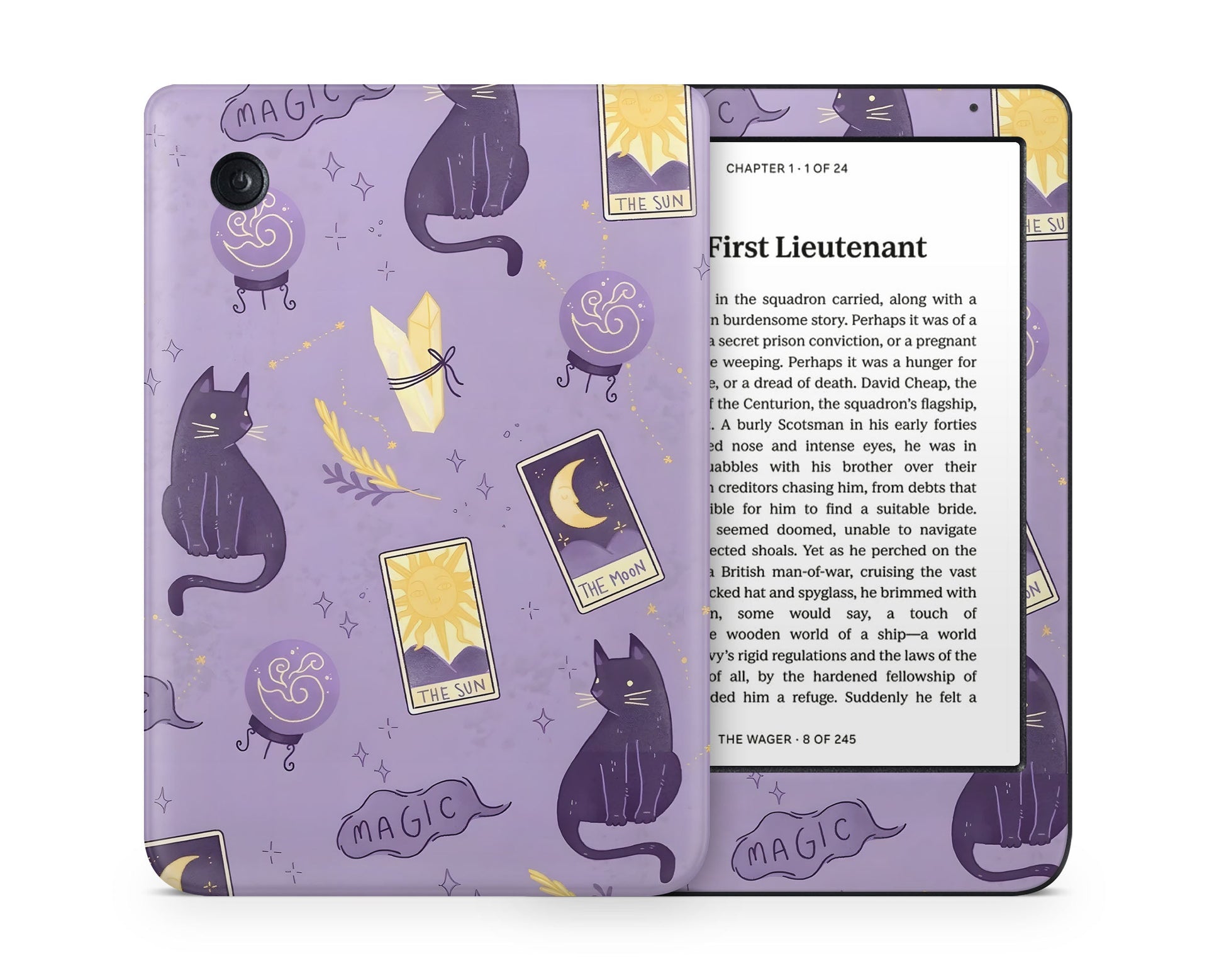 Lux Skins Kobo Witch Kitty Cat Kobo Clara Colour Skins - Art Animals Skin