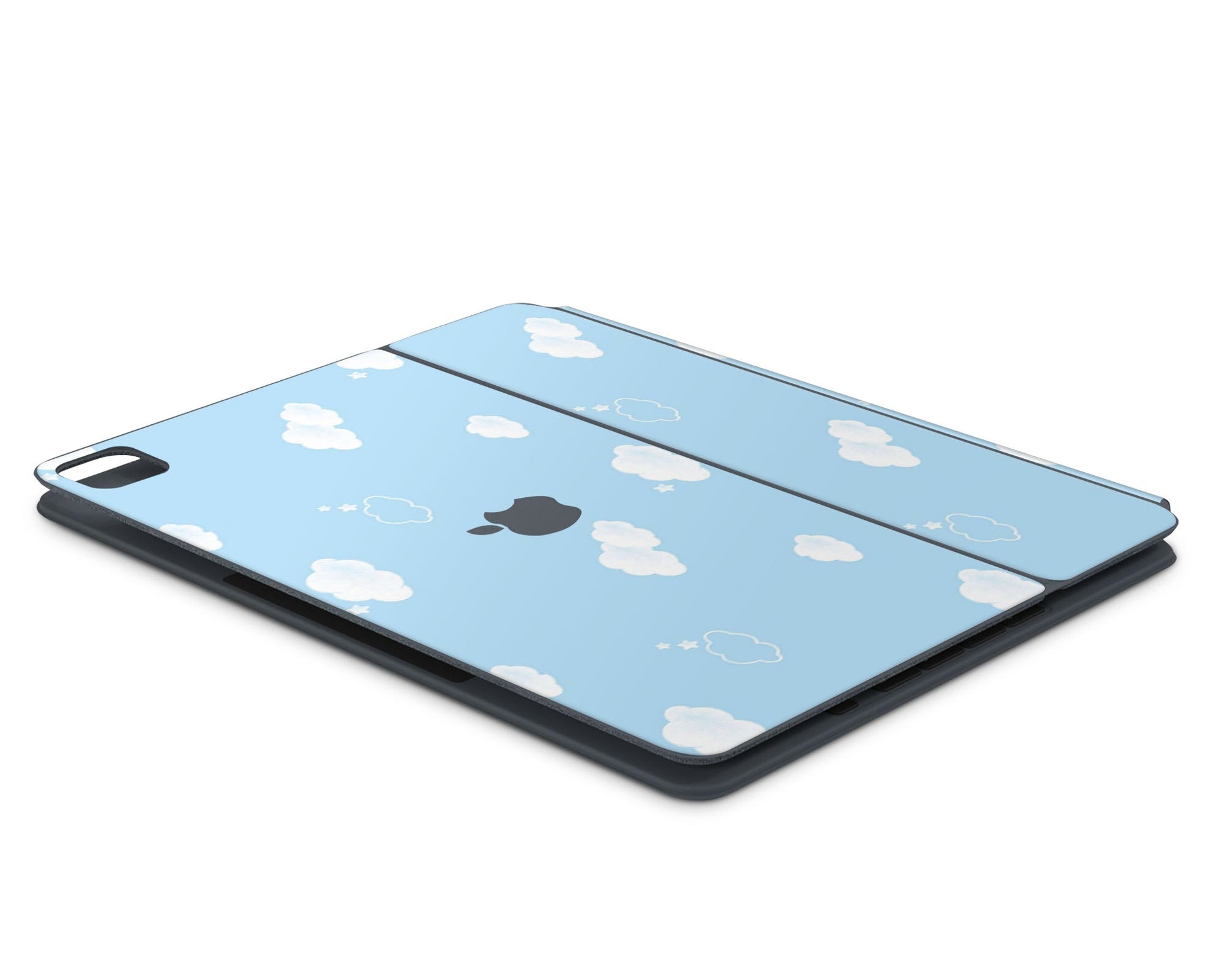 Lux Skins Magic Keyboard Cute Blue Clouds iPad Pro 11" (Gen 1-4) Skins - Art Clouds Skin