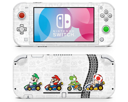 Lux Skins Nintendo Switch Lite Mario Kart Full Set Skins - Pop culture Mario Skin