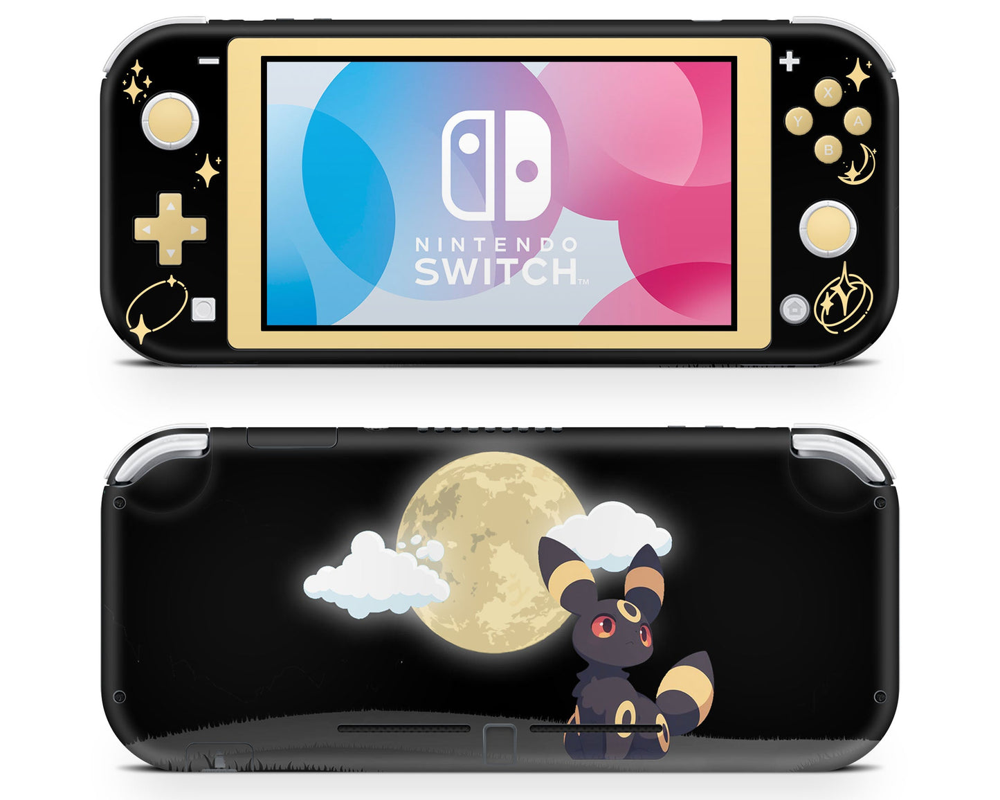 Lux Skins Nintendo Switch Lite Pokemon Umbreon Full Set Skins - Pop culture Pokemon Skin