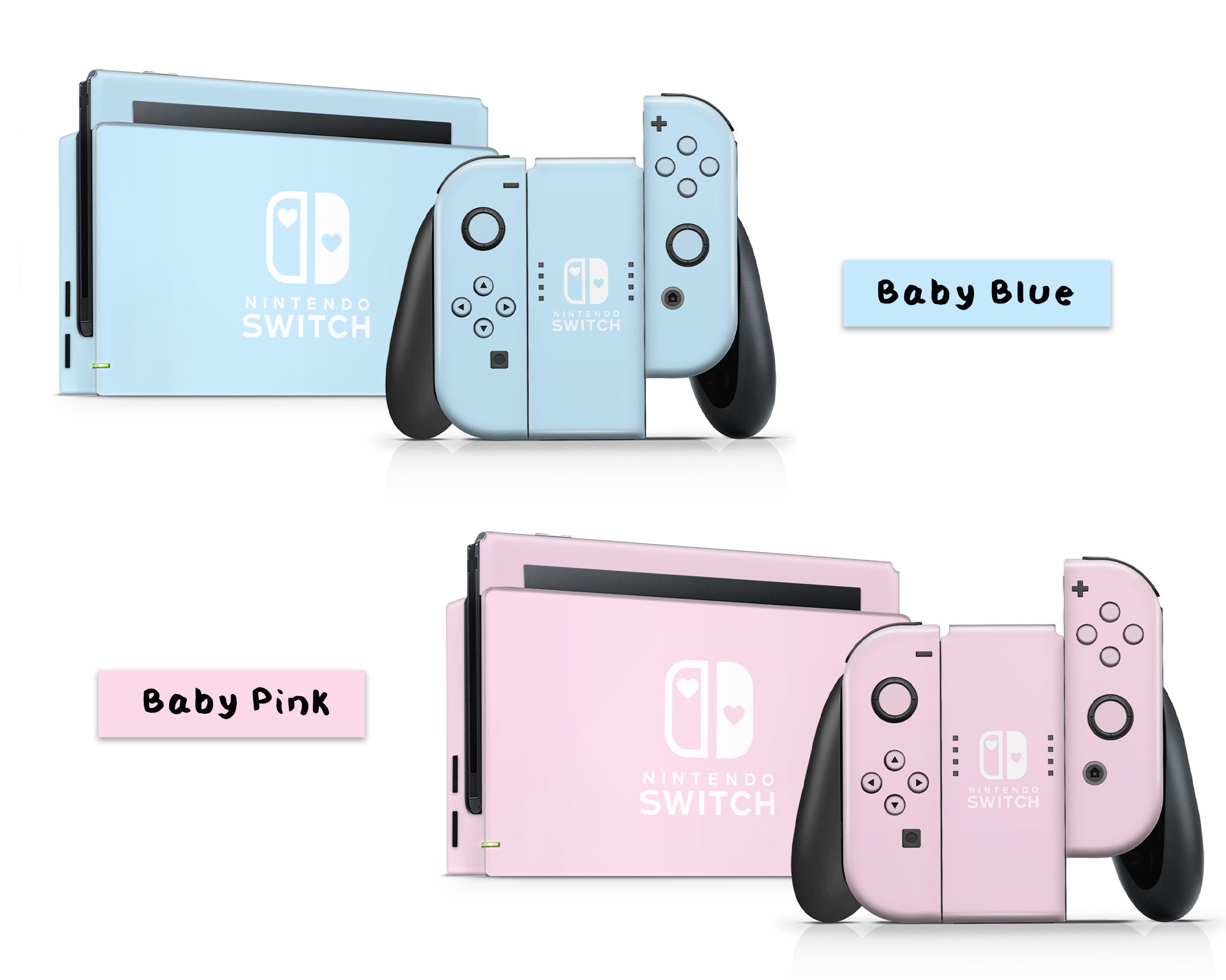 Kirby Pastel Pink Nintendo Switch OLED Skin – Lux Skins Official