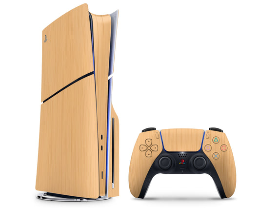 Lux Skins PS5 Slim Wood Grain PS5 Slim Skins - Pattern Texture Skin