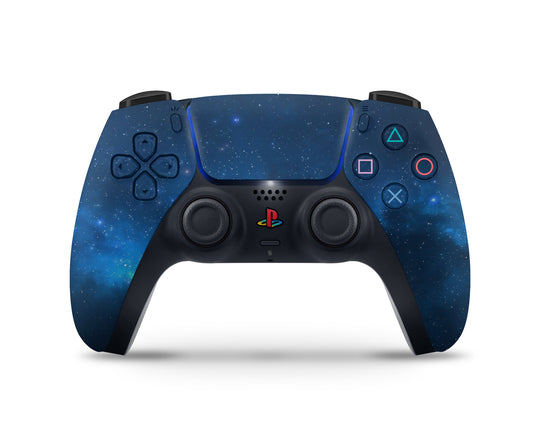 Blue Stardust Galaxy PS5 Controller Skin