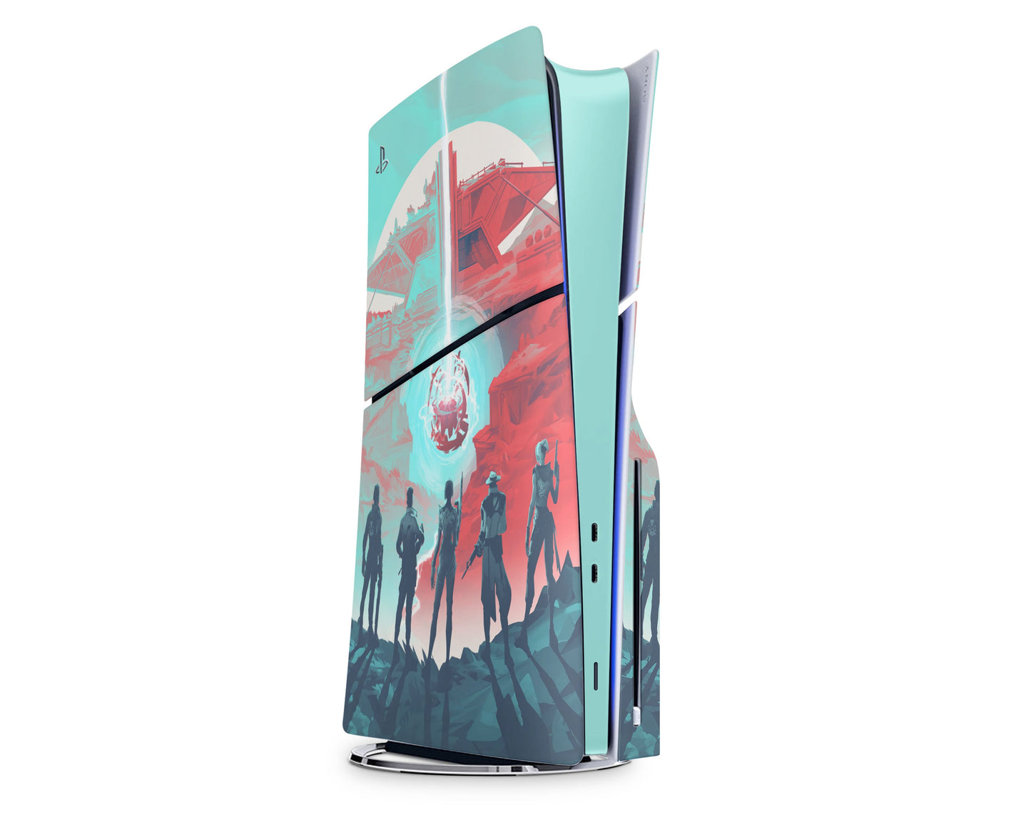 Lux Skins PS5 Slim Valorant Minimalist PS5 Slim Skins - Pop culture  Skin