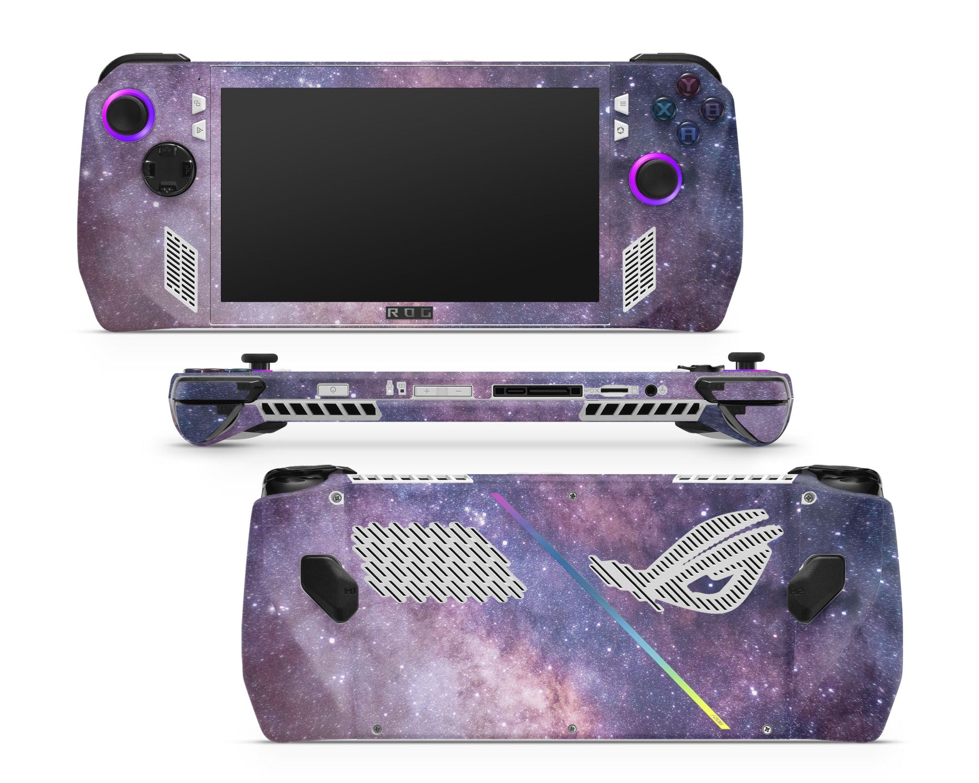 Lux Skins ROG Ally Purple Galaxy ASUS ROG Ally Skins - Galaxy Abstract Skin