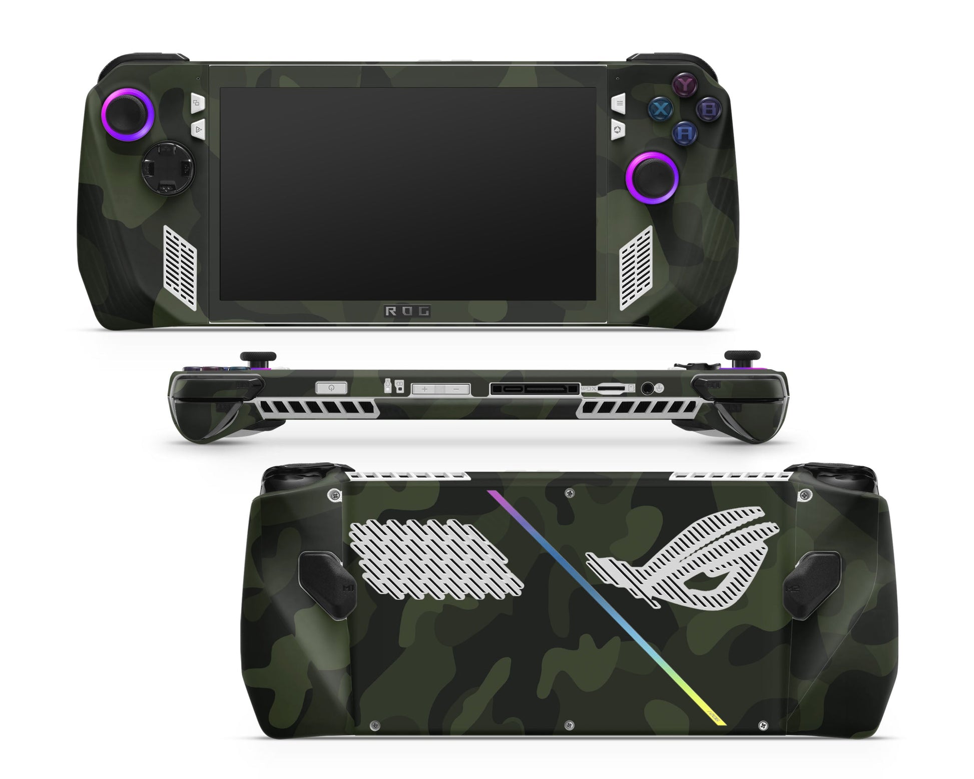 Lux Skins ROG Ally Green Camo ASUS ROG Ally Skins - Pattern  Skin