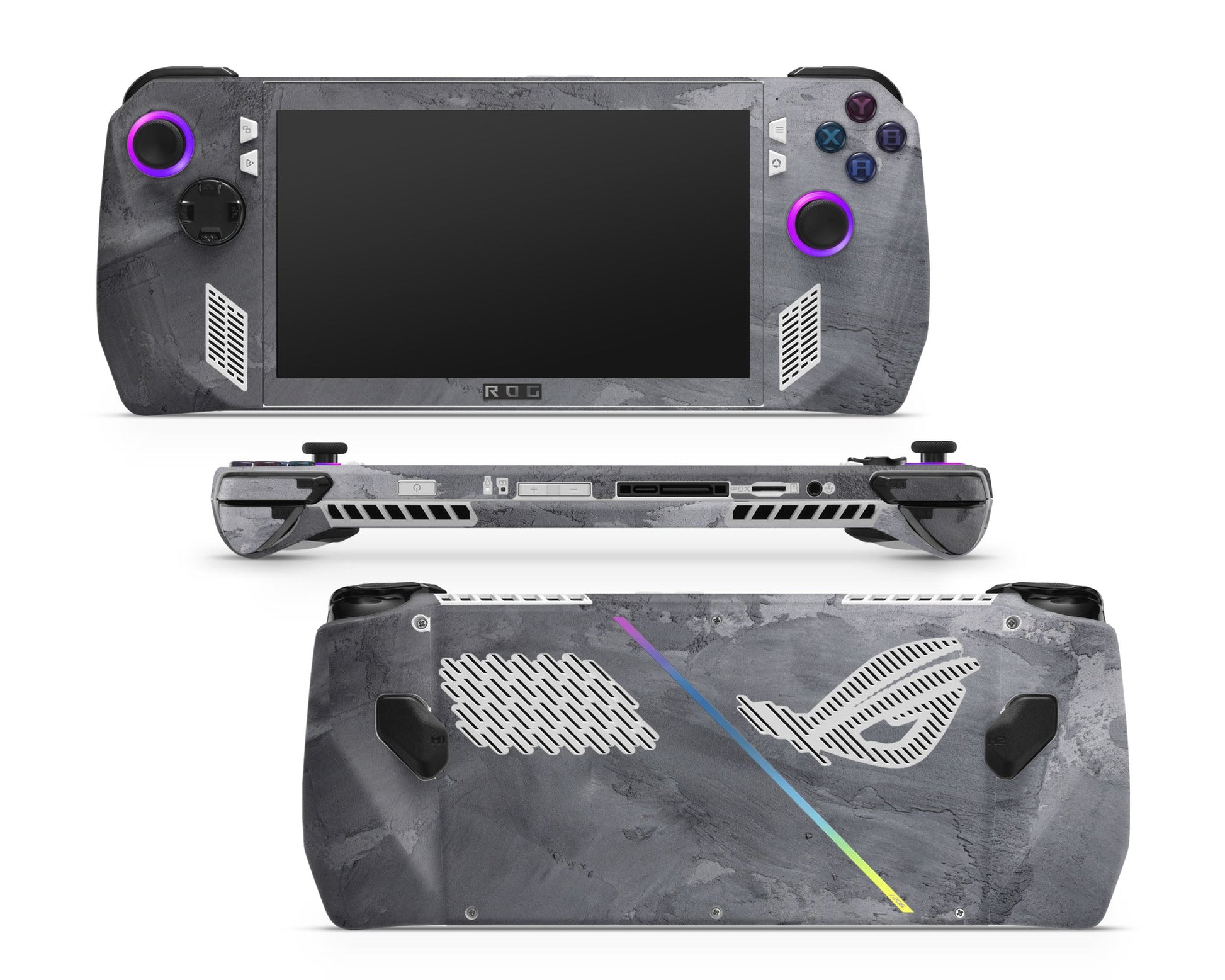 Lux Skins ROG Ally Brushed Concrete ASUS ROG Ally Skins - Pattern Texture Skin