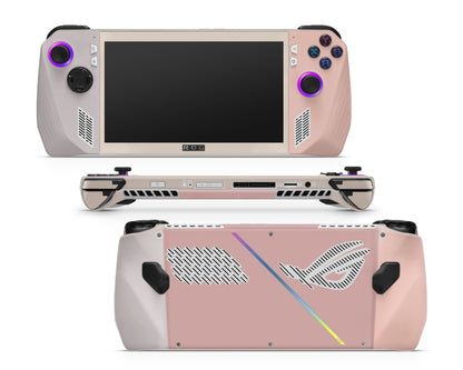 Lux Skins ROG Ally Ceramic Rose Pastels ASUS ROG Ally Skins - Solid Colours Colour Blocking Skin