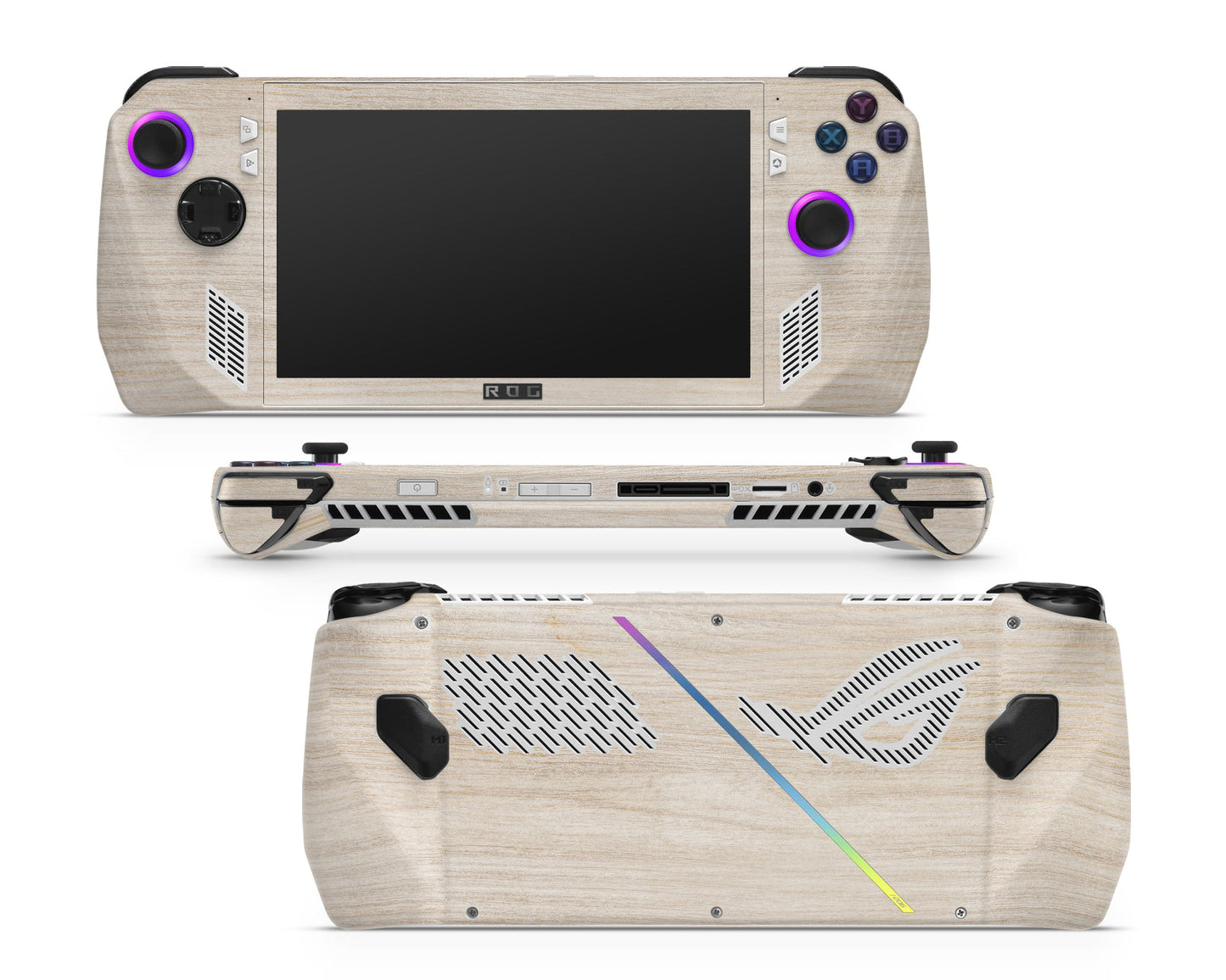 Lux Skins ROG Ally Light Oakwood Texture ASUS ROG Ally Skins - Pattern Texture Skin