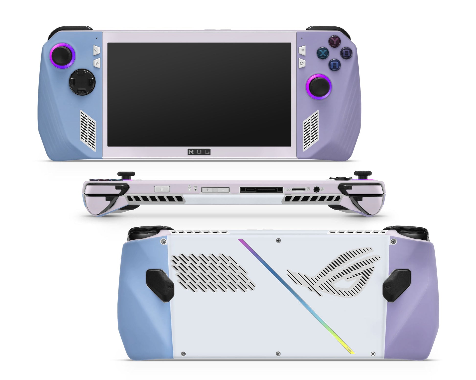 Lux Skins ROG Ally Purple Haze Retro ASUS ROG Ally Skins - Solid Colours Colour Blocking Skin