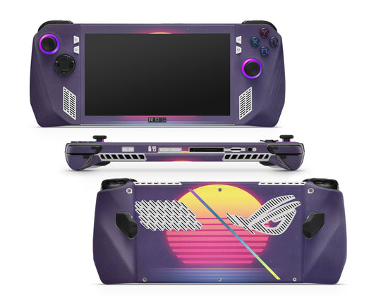 Lux Skins ROG Ally Sunset Vaporwave ASUS ROG Ally Skins - Pop culture Retro Skin