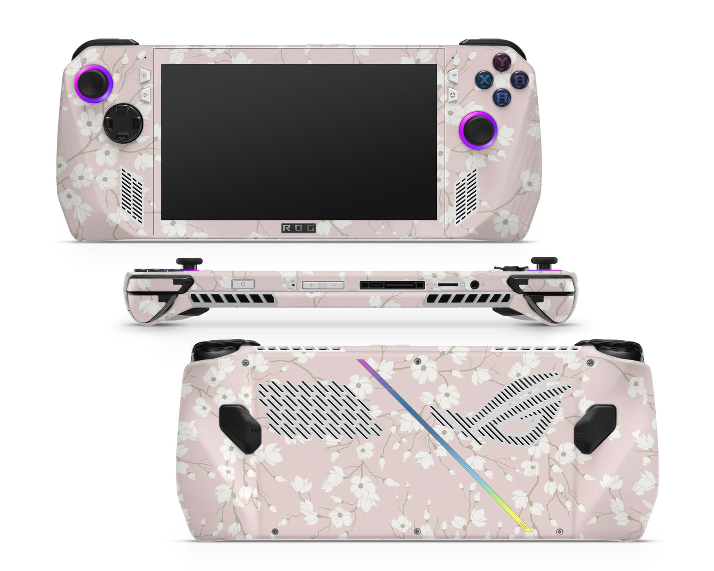 Lux Skins ROG Ally Pale Pink Blossom ASUS ROG Ally Skins - Art Floral Skin