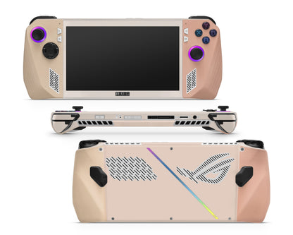 Lux Skins ROG Ally Peach Souffle ASUS ROG Ally Skins - Solid Colours Colour Blocking Skin