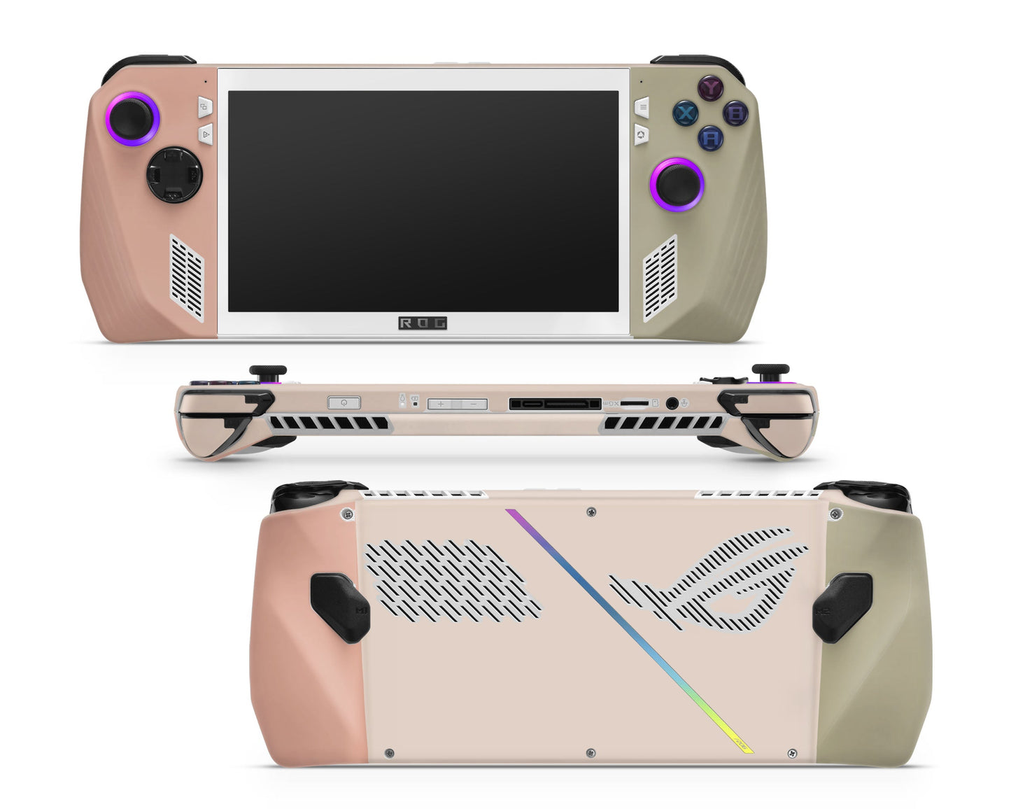 Lux Skins ROG Ally Soft Parisian Garden ASUS ROG Ally Skins - Solid Colours Colour Blocking Skin