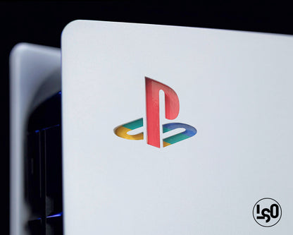 Chrome PS5 Logo Underlay Set PlayStation Decals