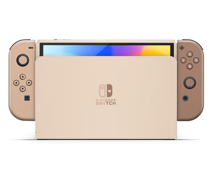 Iced Latte Nintendo Switch OLED Skin